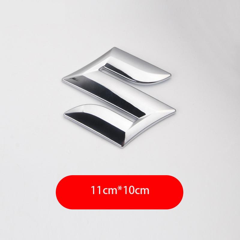 Car Front Rear Logo Auto Grille Emblem Sticker Accessories For Suzuki Jimny Swift Samurai Vitara SX4 Alto Kaiser Ingnis DZire