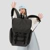 Schoolbag new sports mountaineering hiking bag large capacity simple foldable lazy wind backpack Korean version solid color leisure bag