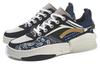 Li Ning Wave, Zen Low top Skateboard Shoes Women's Gray Black Blue AGCR214-1