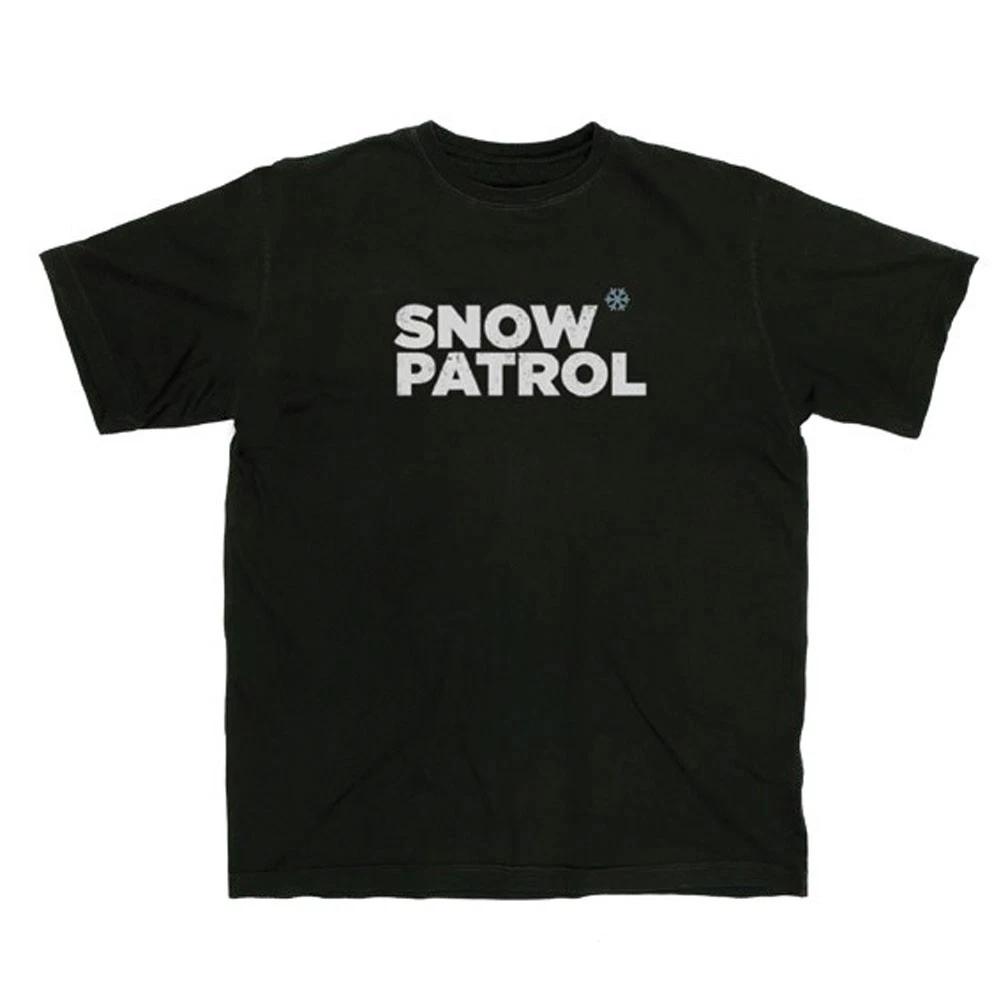 Men s Snow Patrol Logo T-shirt XX-Large Black XXXXL