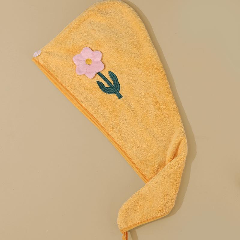 Microfiber Coral Fleece Quick-Dry Hair Wrap Towel