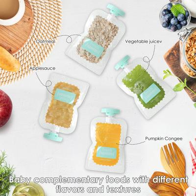 Baby Complementary Food Squeeze Station with 5pcs Squeeze Bags Baby Food Dispenser Machine Baby Food Mills Squeeze Station