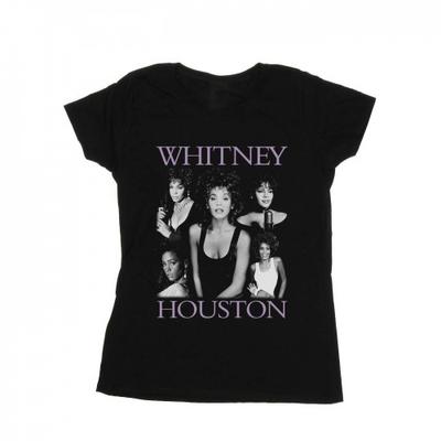 Whitney Houston Dámské/Dámské bavlněné tričko s více pozicemi