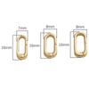 14K Gold-Filled Oval O-Ring Clasp for DIY Bracelets & Necklaces