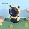 Portable Rechargeable Cartoon Handheld Fan for Students and Children