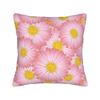Pastel Daisy Floral Pattern Pillow Case Graphic Pillow Cover For Sofa Couch Bed Living Room Novelty Pillowcases