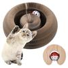 Organ Cat Scratching Board Toy with Bell Interactive Foldable Corrugated Paper Scratch Board Mental Physical Exercise Toy Pet Supplies