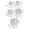 Ultra Clear Round Fish Bowl Plastic Removable Desktop Fish Tank Ultra Clear Viewing Tank Small Aquarium Tabletop Ornament