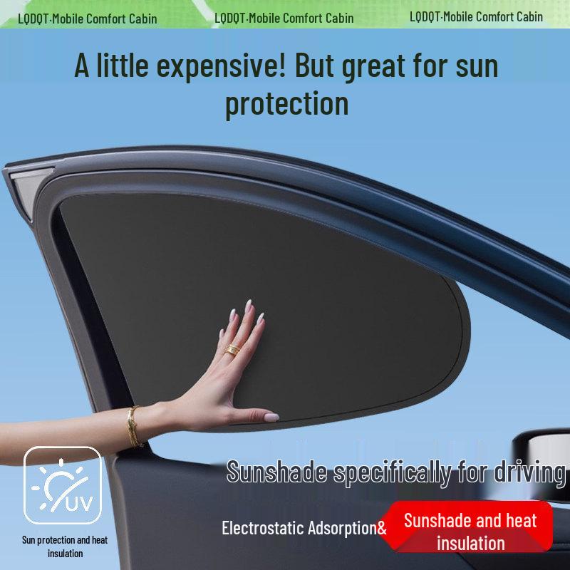 Vehicle Sunshade UV Protection - Heat Insulation Privacy Shield for Side Windows