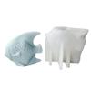 3D Small Fish Candle Mold Silicone DIY Aromatherapy Mold for Handmade Plaster Craft Soap Making Home Decorating Ornament