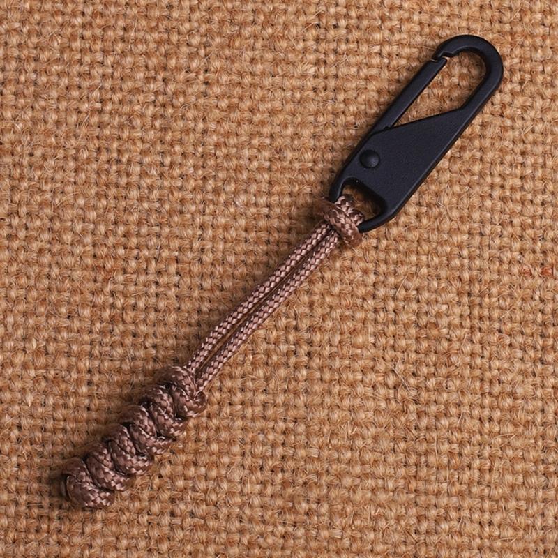 5lots Colorful Detachable Zippers Sliders Cord Outdoor Bag Zippers Pull Head for Outdoor Backpacks Use