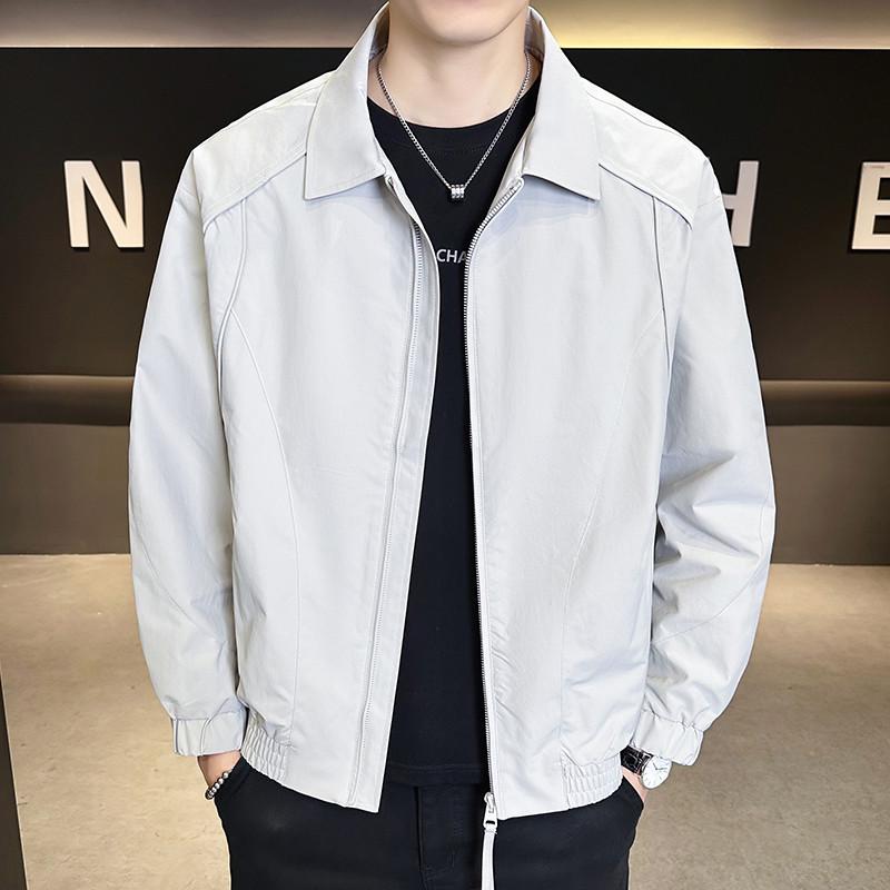 

Winter 2026 Fashion Lapel Jacket 2XL серый