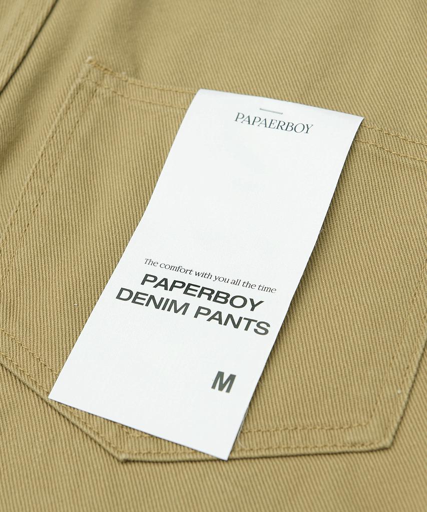 PAPERBOY Regular Fit Cotton Pants - Beige
