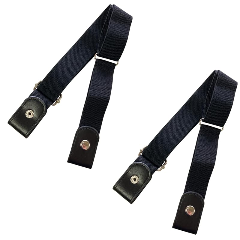 

[KASSAI] loop belt single line feed Set of 2 (black/black)
