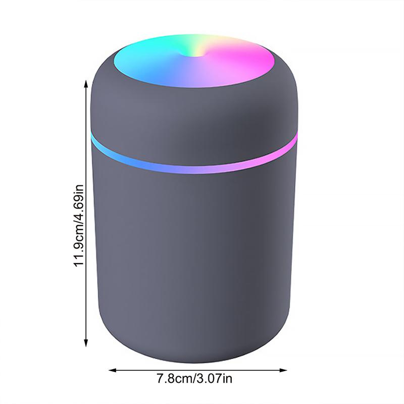 Umidificador de ar portátil 300ml aroma ultrassônico difusor de óleo essencial usb fabricante de névoa fria purificador aromaterapia para carro casa