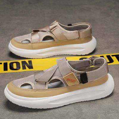 Sandals Velcro Sports Beach Shoes Platform Casual Mesh Hollow Basket Shoes