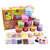QER Crystal Soil  Slime Kit DIY Stretchy Sensory Play Creative Craft Set Non Toxic Fun Party Favors Colorful Slime Supplies Art