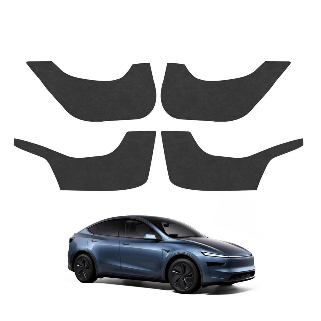 For Tesla Model Y Juniper 2025+ Door Protective Sticker  Fit Suede Kick Guard Soft Touch Scratch/Dirt Resistant Accessory