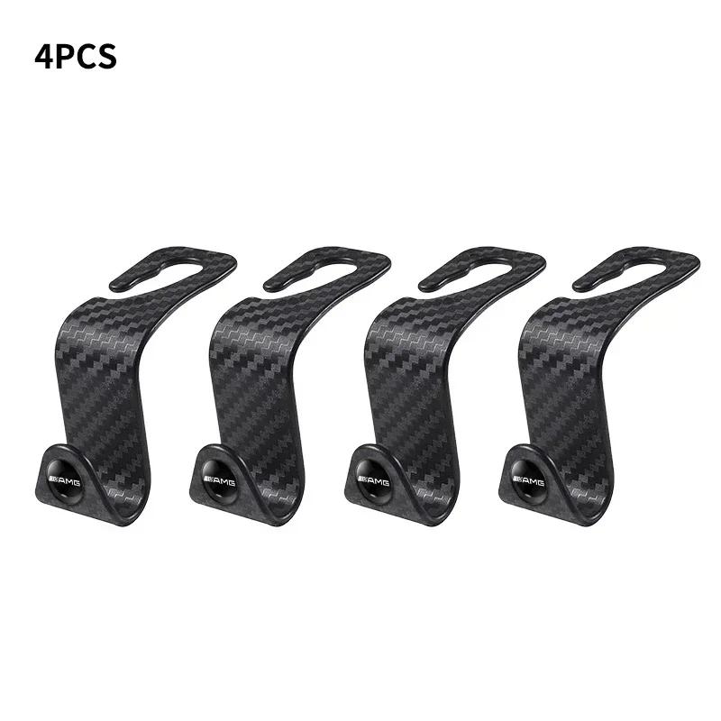 vwnct1 2025 New Car Seat Hooks Headrest Storage Hanger Car Interior Hanging Hook For Mercedes Benz AMG A B C E S class GLA GLC CLA GLK