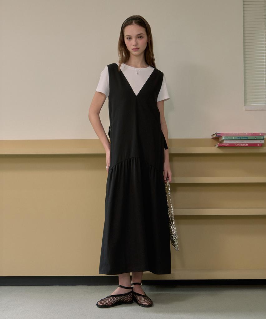 Jucy Judy V-Neck Sleeveless Dress Jzop320C