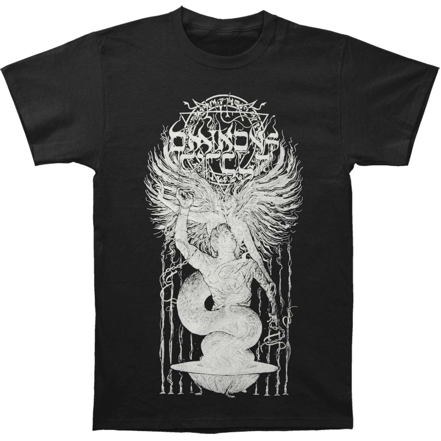 Men s Ominous Circle Appalling Ascension T-shirt Small Black L