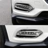 Car Parts Body Front Head Fog Light Lamp Detector Frame Stick ABS Chrome Cover Trim For Honda HRV HR-V Vezel