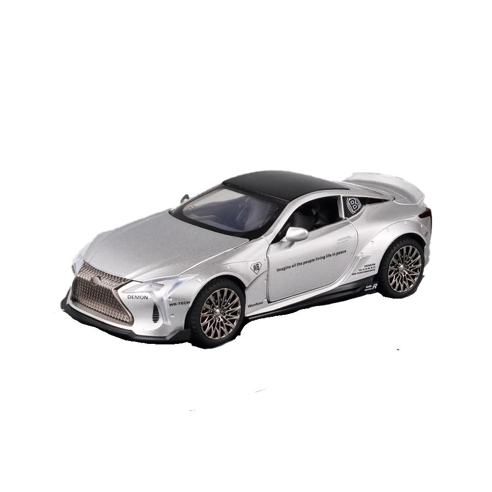 1/32 Scale LEXUS LC500 Alloy Sport Car Diecast Metal Model Simulation Sound and Light Toy Collect Display Children Birthday Toys Gift