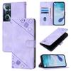 Fashionable Geometric-Patterned Wrist-Strap PU Leather Phone Wallet Case for Realme 8 9 10 11 12 13 14,GT3 GT5 GT6...Narzo 20 50...C11 C12 C15 C17...