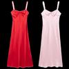 Fashion Style 2024 Summer New Arrival Women's Sling Stylish Silk Texture Intimates Style Dress 2340371