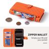 Samsung S26 Ultra Crossbody Zipper Bag & Card Slot Leather Phone Case