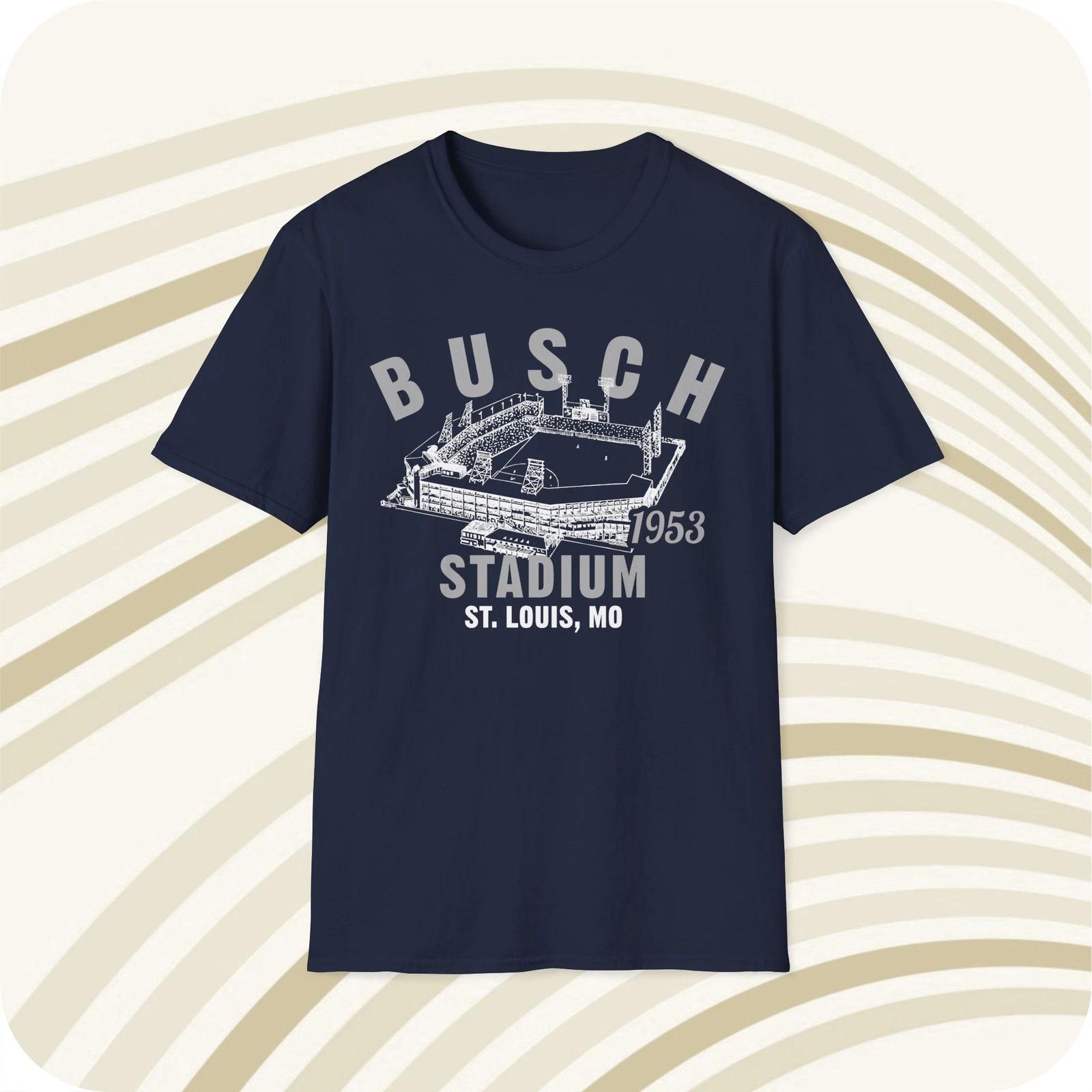 Busch Stadium 1953 Classic Cut Baseball T shirt - St. Louis Cardinals 4XL