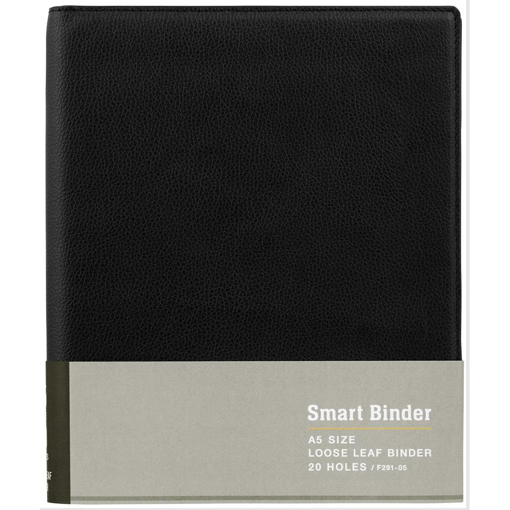 Maruman Smart Binder, A5, 20-Hole, Black, F291-05