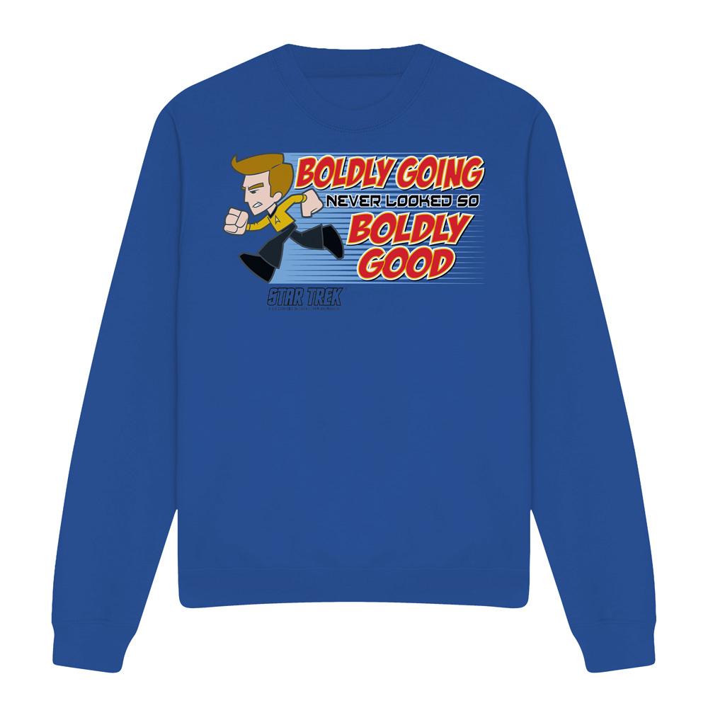Unisexová mikina pro dospělé s motivem Star Treku Quogs a motivem Boldly Good