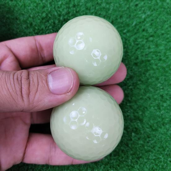 Glow-in-the-dark Golf Ball, Night Practice Fluorescent Golf Ball, Long Lasting Luminous Standard Golf Ball for Night Play, Golf Accessories