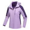 Detachable Unisex 3-in-1 Warm Workwear: Windproof, Wear-Resistant Two-Piece Outdoor Mountaineering Set