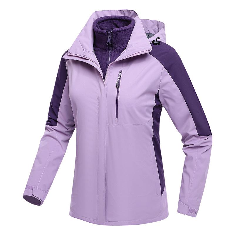 Detachable Unisex 3-in-1 Warm Workwear: Windproof, Wear-Resistant Two-Piece Outdoor Mountaineering Set