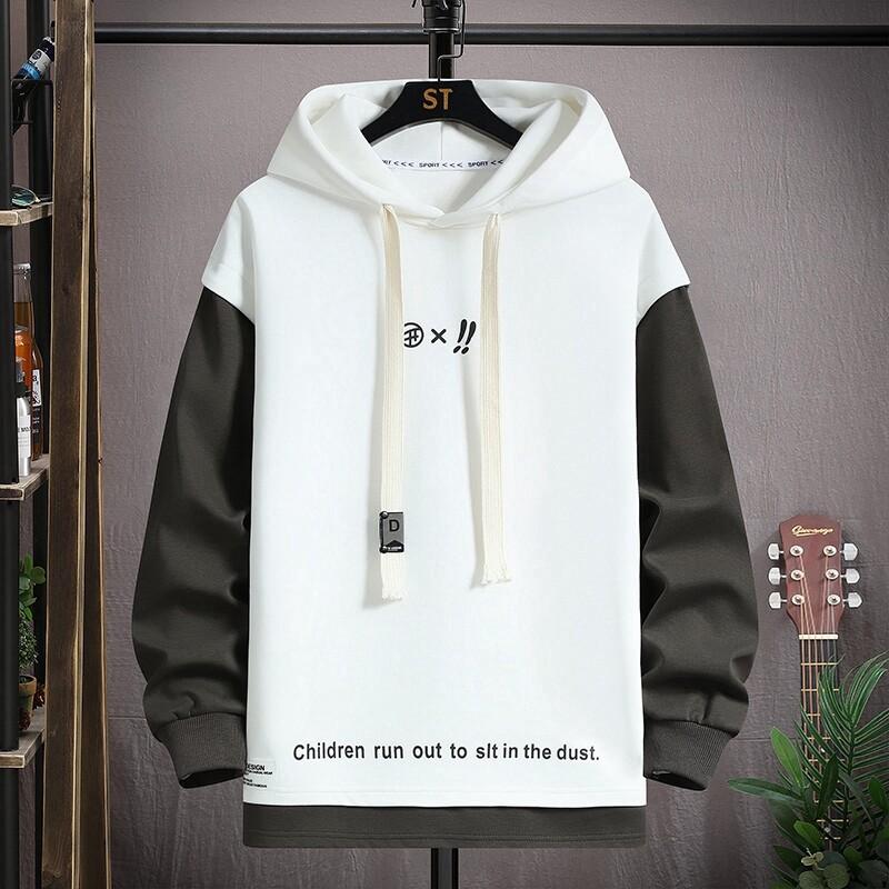 Jarní Nová Mikina s Kapucí Chlapec 13letý Student Střední Školy Základní Tričko Dospívající Dovolená Dvoudílná Bunda