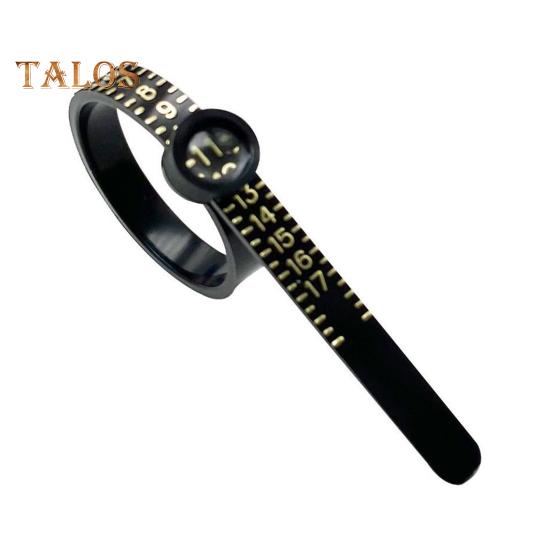 2 Pcs Ring Sizers with Magnified Glass for Convenient Reading Accurate Scale 1-17 Ring Measuring Belt Reusable US Finger Size Gauge Jewelry Sizing