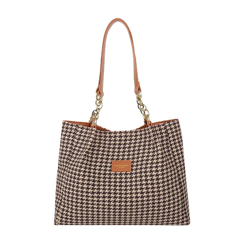 Popular Women's Bags, Retro Casual Leopard Print Shoulder Armpit Bags, Large-capacity Tote Bags, European and American Trendy Women's Backpacks