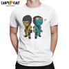 Scorpion  SubZero T Shirt Mens Cotton 2021 Fashion TShirts Mortal Kombat Sub Zero Mk11 Arcade Game Tees Printed Tops