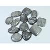 260Cts. Natural Black Fossil Coral Mix Cabochon Loose Gemstone 13 Pcs Lot C-634