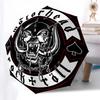 1pc Motorhead Logo Automatic Umbrella | Portable Foldable 8-Rib Manual Open, Cute Halloween & Christmas Gift for Outdoor, Casual Accessory, Durable Ca