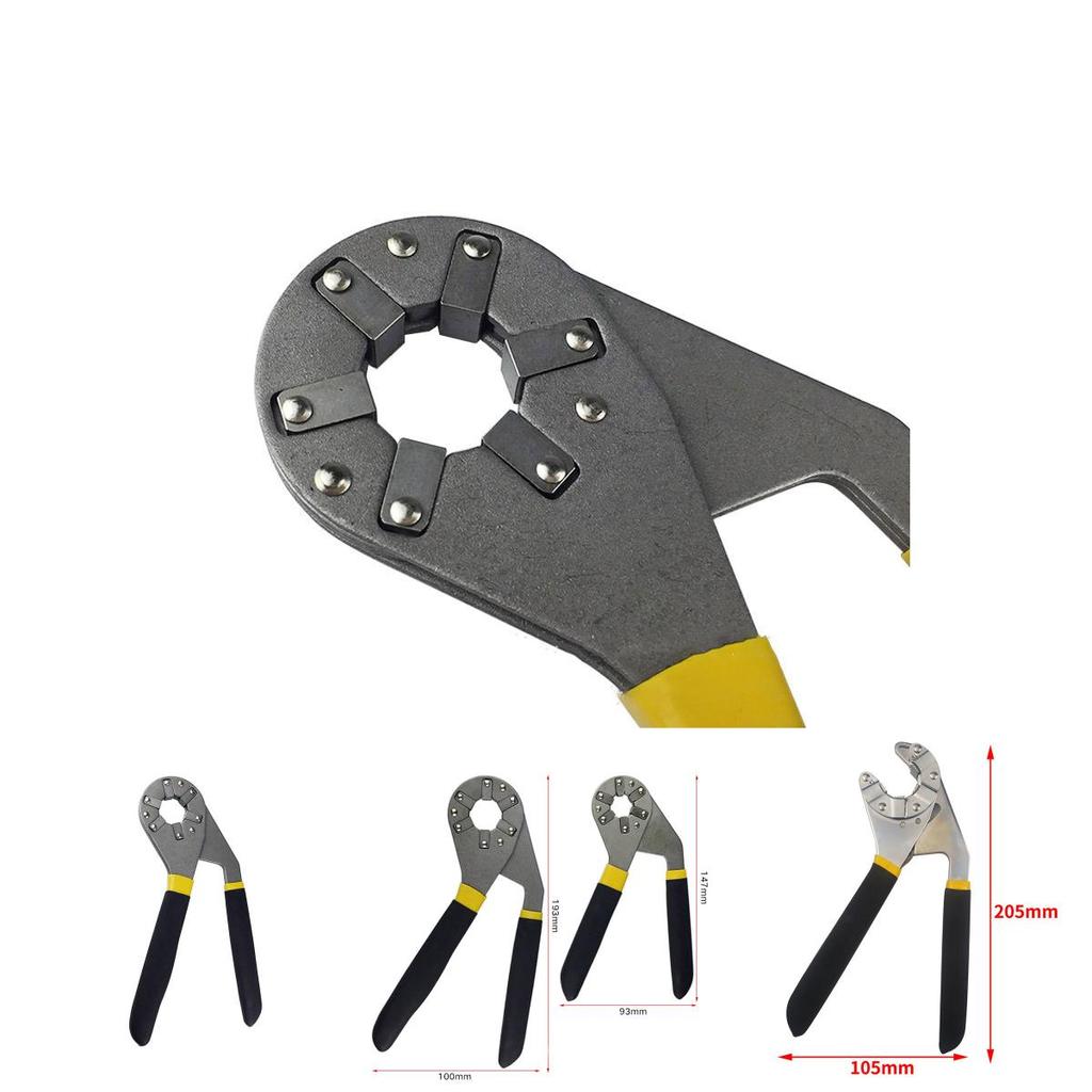 Zeitloses Design 6"/8" Verstellbarer Schraubenschlüssel Für Alle Schrauben Und Rohre Mit Sechskantgriff