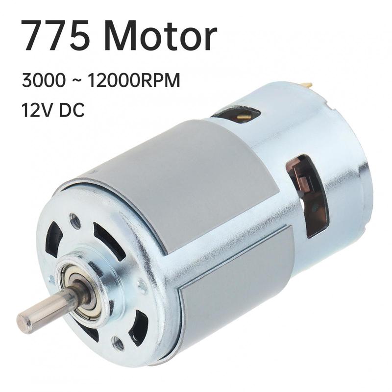 775/795/895 DC Motor 12/24V 3000-15000RPM High Speed Large Torque Motor Tools for Small Drill / Micro Machine with Ball Bearing
