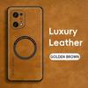 Magnetic Retro Leather Soft Case For OPPO Find X5 Pro X5Pro Wireless Charging Phone Case Cover