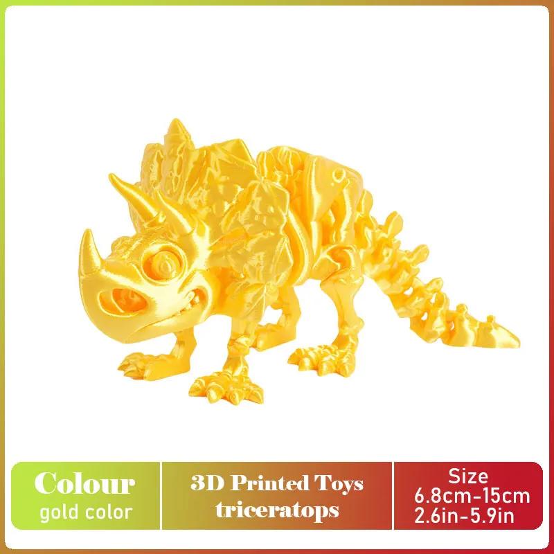 Tirannosauro Rex Stampato 3D Modello di Dinosauro Realistico Articolato Completamente Mobile Regalo di Compleanno Animali Realistici Decorazione da Scrivania