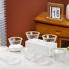 Bashiting Elegant Glass Pearl Bowl & Dish Sets