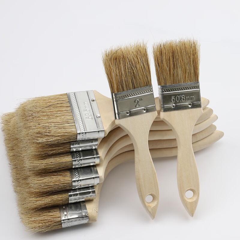 Yunka Wooden Handle Boar Bristle Brush Set