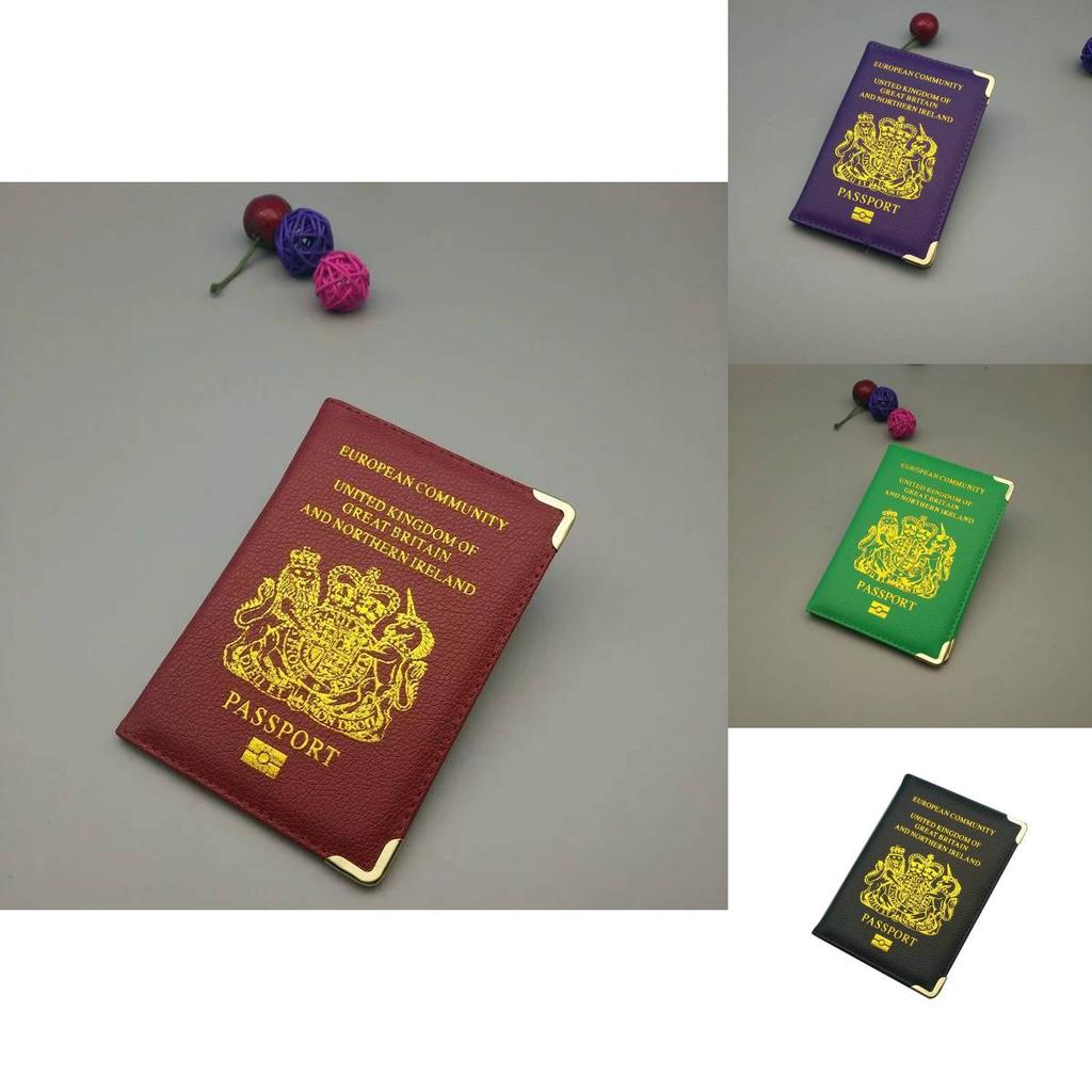Pu Leather Passport Card Holder Waterproof Multifunctional Organizer For Travel Essentials Home Storage
