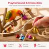 20pcs 2.1CM Size Interactive Bell Toys Iron Material Craft Bells Colourful Jingle Bells  For Parrots